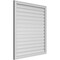 Ekena Millwork Vertical Surface Mount PVC Gable Vent: Functional, w/ 2"W x 1-1/2"P Brickmould Frame, 38"W x 42"H GVPVE38X4202SF - alternate 3